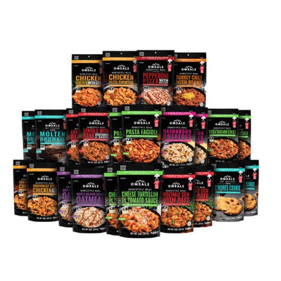OMEALS Self Heating Emergency / Portable Meals 24-pack Assortment!

-Brand new in the box 