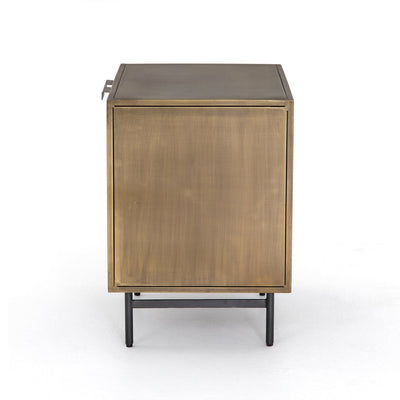 Sunburst Cabinet Nightstand in Aged - Brass!

-Brand new out of the box 