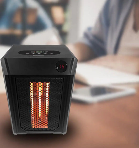 1,500-Watt Electric Infrared Portable Space Heater with 4-Elements and Remote!

-Brand new in the box 