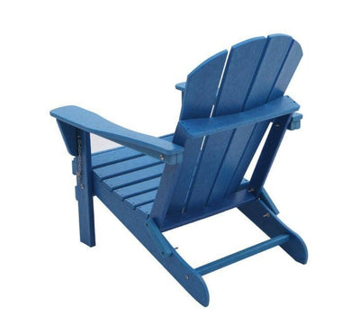 SERGA Blue Plastic Folding Outdoor Adirondack Chair!

-Brand new in the box (ONE CHAIR)