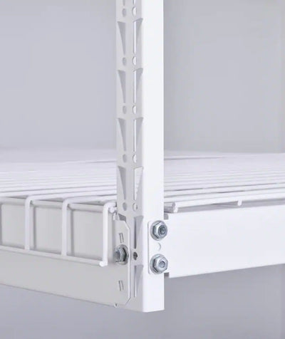 Husky Adjustable Height Overhead Ceiling Mount Garage Rack in White (42 in. H x 96 in. W x 48 in. D)!

-Brand new in the box
