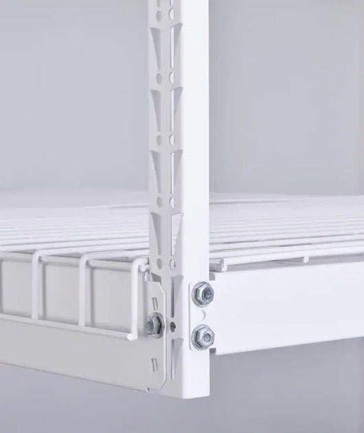 Husky Adjustable Height Overhead Ceiling Mount Garage Rack in White (42 in. H x 96 in. W x 48 in. D)!

-Brand new in the box