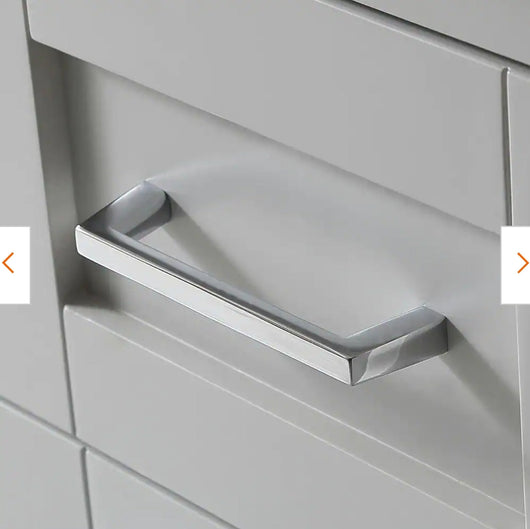 Riverdale 48 in. W x 21 in. D Vanity in Dove Grey with a Cultured Marble Vanity Top in White with White Sink! 

-Brand new out of the box ( Top of Vanity is Cracked - Photos shown - Price reduced for the crack)