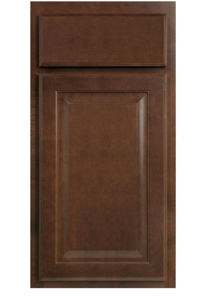 Hampton Bay Assembled 18x34.5x24 in. Base Kitchen Cabinet with Ball-Bearing Drawer Glides in Cognac!

-Brand new out of the box