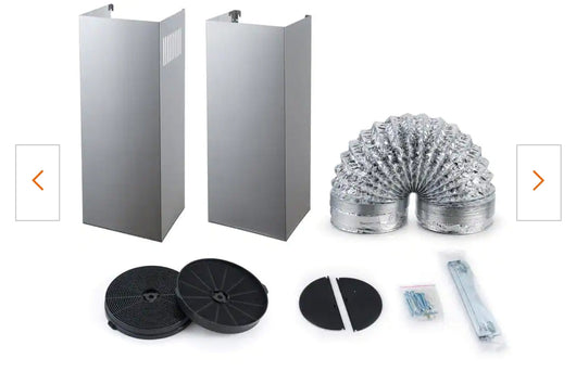 Vissani 30 in. W Convertible Wall Mount Range Hood with 2 Charcoal Filters in Stainless Steel!

-Brand new in the box 