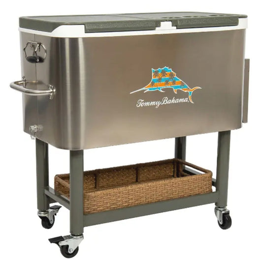 Tommy Bahama 100 Quart Stainless Steel Cooler!

-Brand new in the box 
