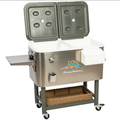 Tommy Bahama 100 Quart Stainless Steel Cooler!

-Brand new in the box 