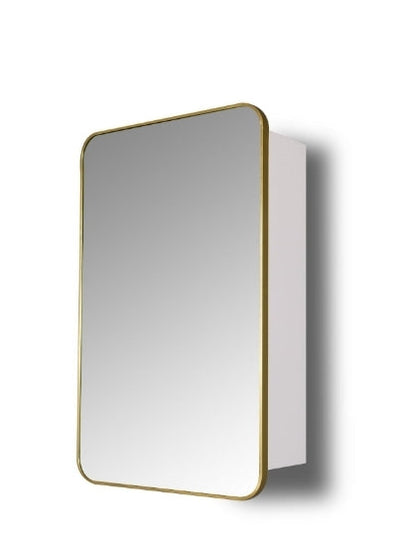Better Homes & Gardens mirror medicine cabinet with golden aluminum frame (new in the box)