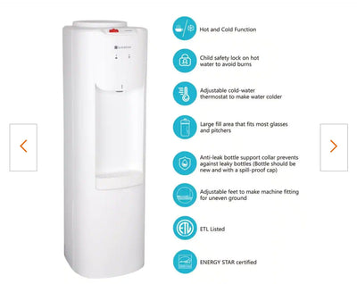 Glacier Bay White Top Load Water Dispenser!

-Brand new in the box