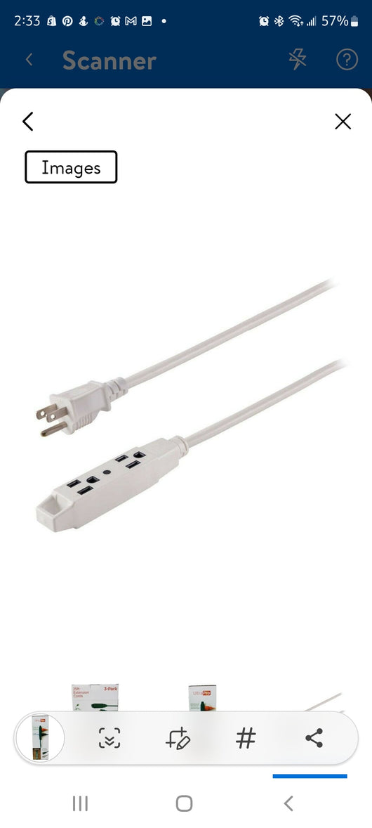 UltraPro 3 Pack Extension Cord