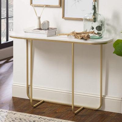 Modern Curved Entry Table