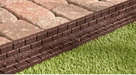 Rubberific 4-ft Brown Rubber Landscape Edging Section, 2-Pack (8 Total ft)**New**