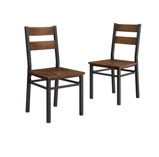 Better Homes & Gardens Bankston Dining Table, Mocha & Austen Dining Chairs Set of 4- Vintage Oak!

-Brand new and assembled 5Pc Set!