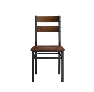 Better Homes & Gardens Bankston Dining Table, Mocha & Austen Dining Chairs Set of 4- Vintage Oak!

-Brand new and assembled 5Pc Set!