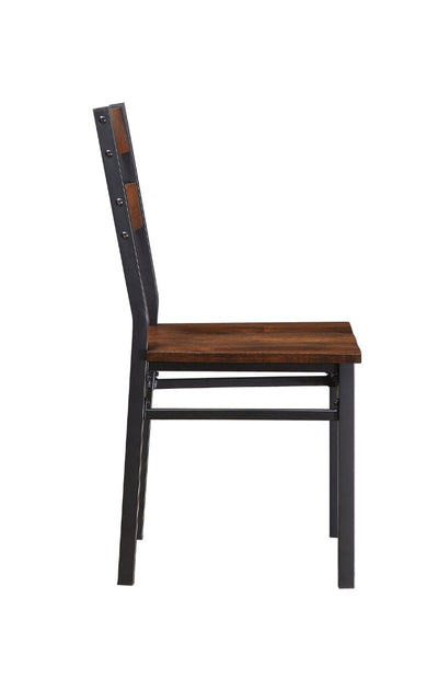 Better Homes & Gardens Bankston Dining Table, Mocha & Austen Dining Chairs Set of 4- Vintage Oak!

-Brand new and assembled 5Pc Set!