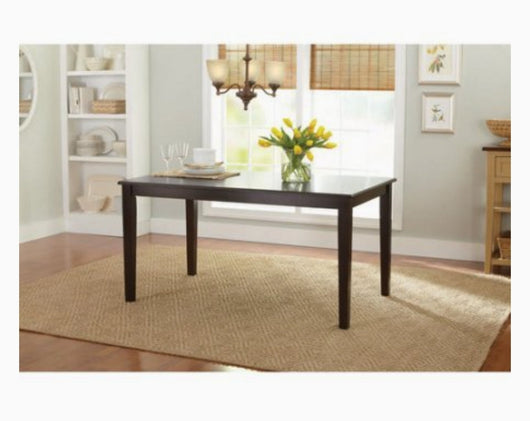 Better Homes & Gardens Bankston Dining Table, Mocha & Austen Dining Chairs Set of 4- Vintage Oak!

-Brand new and assembled 5Pc Set!