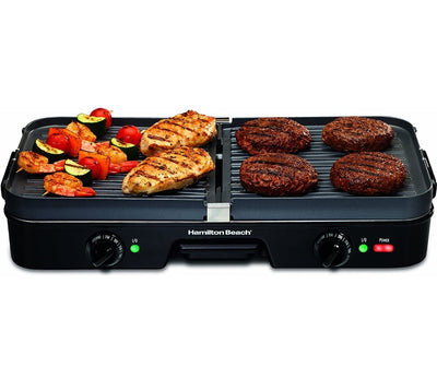 Hamilton Beach 3-in-1 Electric Indoor Grill + Griddle