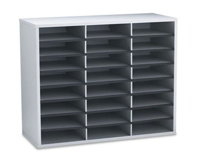 Fellowes 24-Compartment Literature Organizer, Letter Size