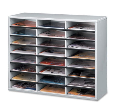 Fellowes 24-Compartment Literature Organizer, Letter Size