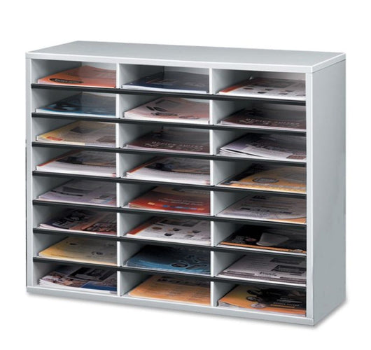 Fellowes 24-Compartment Literature Organizer, Letter Size