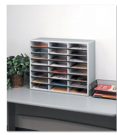Fellowes 24-Compartment Literature Organizer, Letter Size