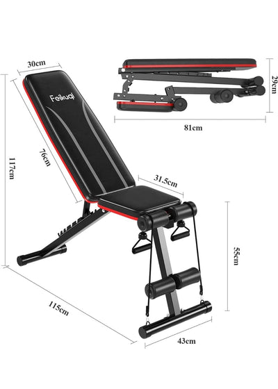 Adjustable weight bench