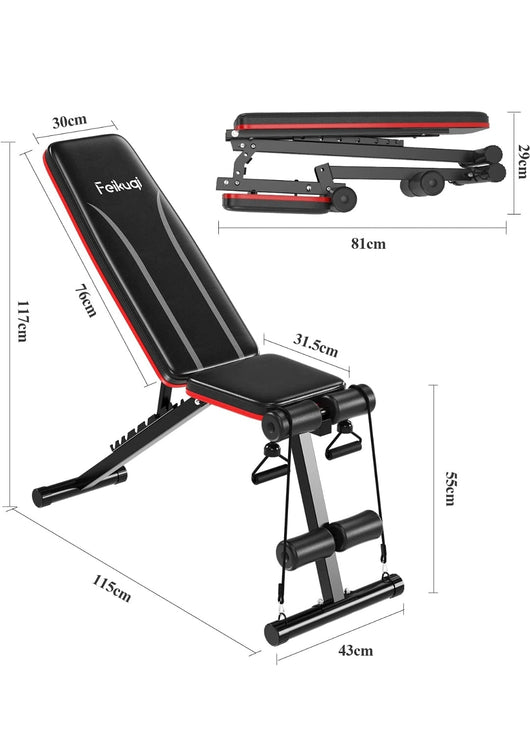Adjustable weight bench