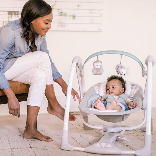 Ingenuity Compact Lightweight Portable Baby Swing