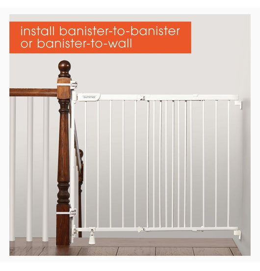 Summer Metal Banister and Stair Safety Baby Gate!! NEW IN BOX!!