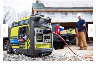 RYOBI 2,300-Watt Recoil Start Bluetooth Super Quiet Gasoline Powered Digital Inverter Generator with CO Shutdown Sensor!! (USED - VERY CLEAN!)