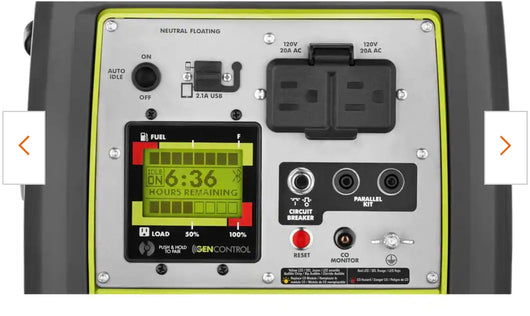 RYOBI 2,300-Watt Recoil Start Bluetooth Super Quiet Gasoline Powered Digital Inverter Generator with CO Shutdown Sensor!! (USED - VERY CLEAN!)
