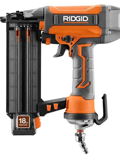 Pneumatic 18-Gauge 2-1/8 in. Brad Nailer with CLEAN DRIVE Technology, Tool Bag, and Sample Nails!

-Brand new in the box 
