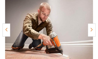 Pneumatic 18-Gauge 2-1/8 in. Brad Nailer with CLEAN DRIVE Technology, Tool Bag, and Sample Nails!

-Brand new in the box 