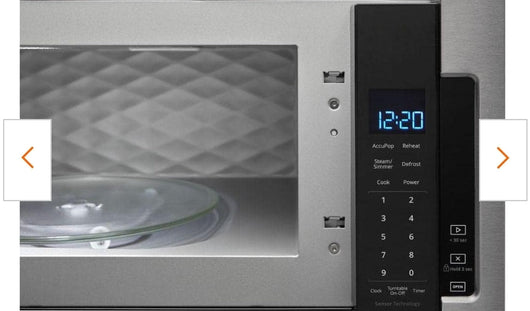 Whirlpool 1.1 cu. ft. Over the Range Low Profile Microwave Hood Combination in Fingerprint Resistant Stainless Steel!

-Brand new in the box