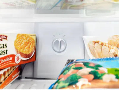 Whirlpool  20.5-cu ft Top-Freezer Refrigerator (Black)!

-Brand New - Scratch/DENT (Only scratch on this fridge is on the freezer door, photos shown)