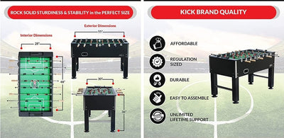 KICK Triumph 55" Foosball Table!

-Brand new in the box