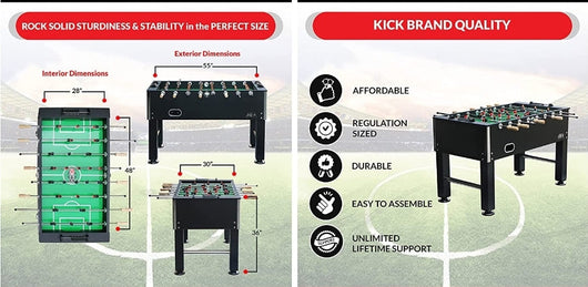 KICK Triumph 55" Foosball Table!

-Brand new in the box
