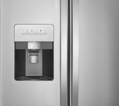 Kenmore 36" Side-by-Side Refrigerator and Freezer with 25 Cubic Ft. Total Capacity, Stainless Steel!

-Brand new right out of the box