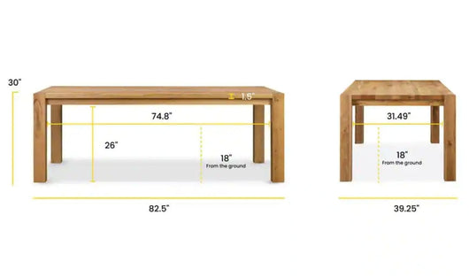 Poly & Bark Festa 82 in. Dining Table!

-Brand new in the box (MUST TRUCK OR TRAILER FOR PICKUP)