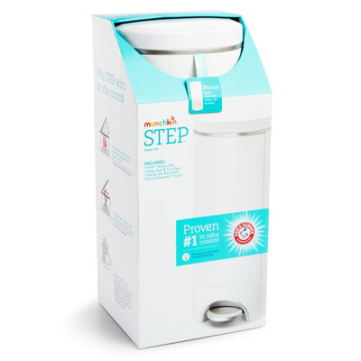 Munchkin Step Diaper Pail Powered by Arm & Hammer!

-Brand new in the box 