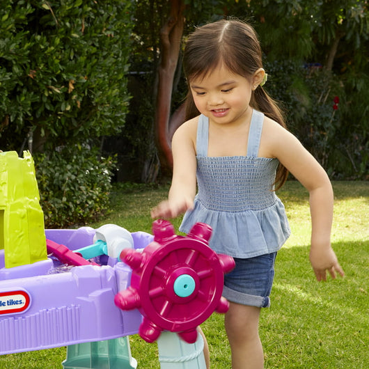 Little Tikes Mermaid Island Wavemaker Water Table with Five Unique Play Stations and Accessories!

-Brand new in the box 