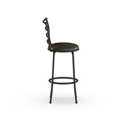 Mainstays Adjustable 24" or 29" Swivel Barstool, Bronze Finish and PU Leather, Set of 3!

-Brand new in the box 