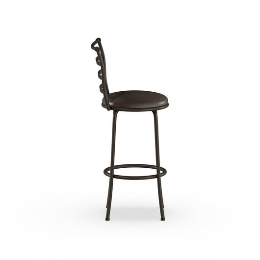 Mainstays Adjustable 24" or 29" Swivel Barstool, Bronze Finish and PU Leather, Set of 3!

-Brand new in the box 