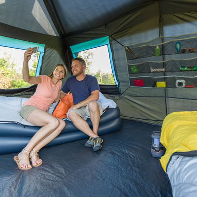 Ozark Trail 10-Person Dark Rest Instant Cabin Tent!

-Brand new in the carry Case
