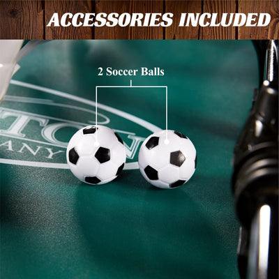 Barrington 56 Inch Premium Furniture Foosball Soccer Table!

-Brand new in the box