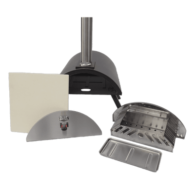 Expert Grill 15” Charcoal Pizza Oven, Black!! MISSING PIZZA STONE, CAN EASILY BE BOUGHT ONLINE!!