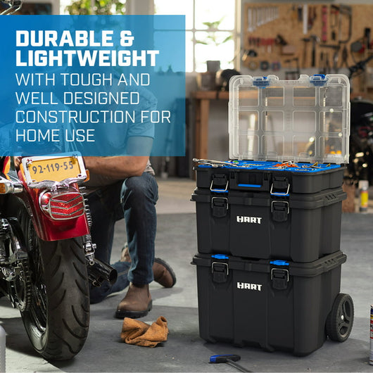 HART Stack System, Mobile Tool Box for Storage and Organization, Fits Modular Storage System!

-Brand new out of the box 