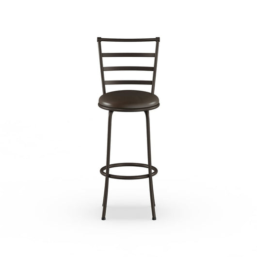 Mainstays Adjustable 24" or 29" Swivel Barstool, Bronze Finish and PU Leather, Set of 3!

-Brand new in the box 