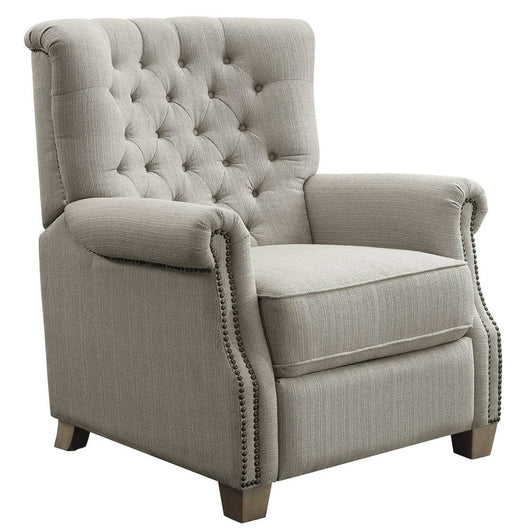 !!!REDUCED!!! Better Homes & Garden Tufted Push Back Recliner, Gray Fabric Upholstery!  -Brand new out of the box