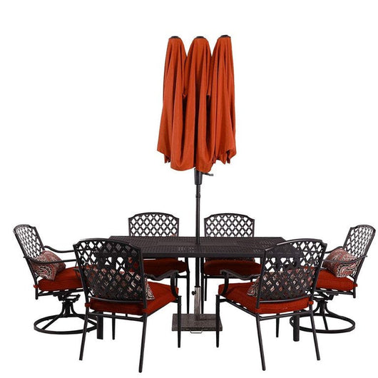 MF Studio 13' Red Rectangle Market Patio Umbrella!

-Brand new in the box 